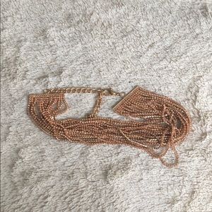 Rose Gold choker necklace